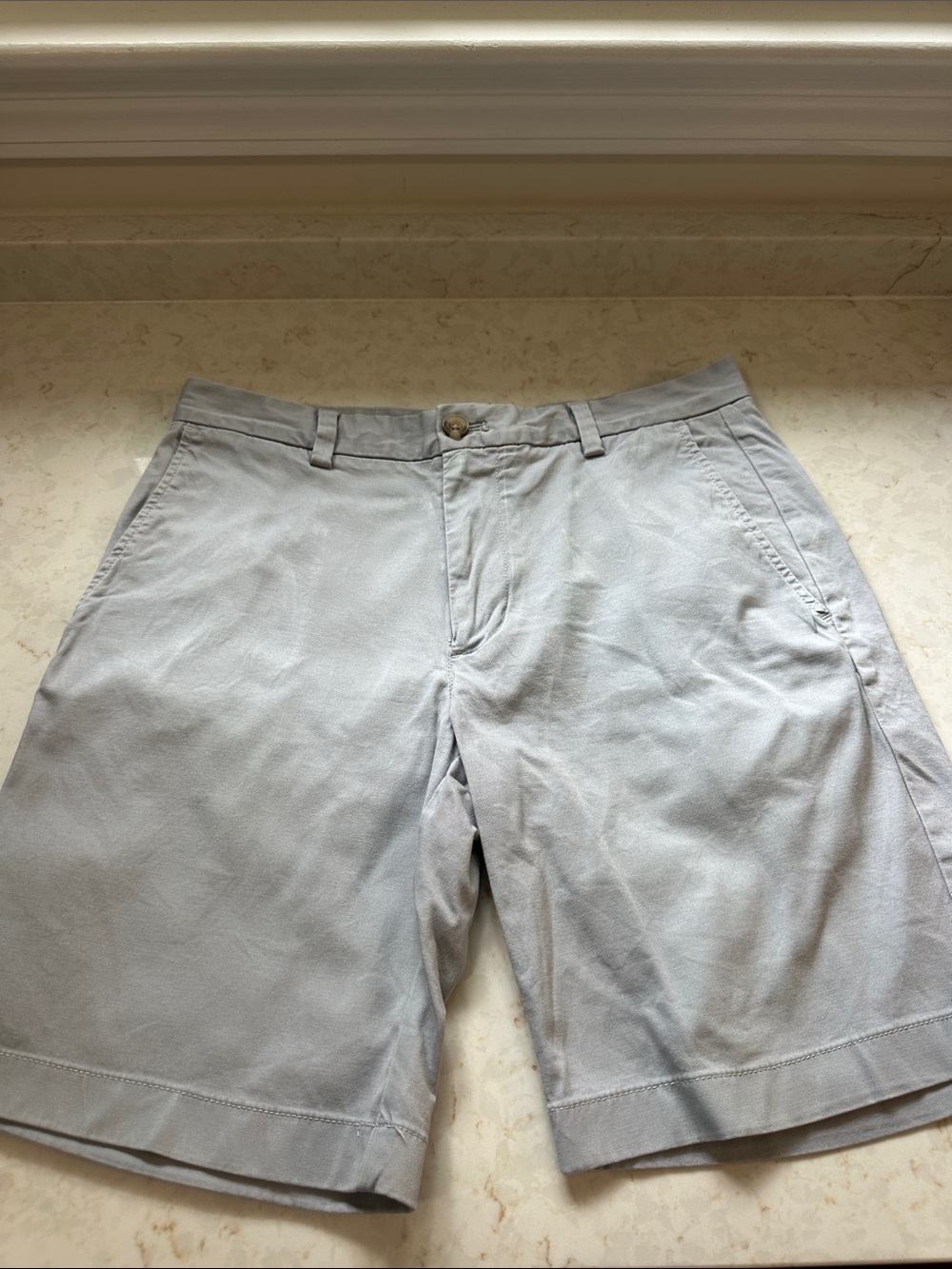 Men's Light Gray Chino Shorts